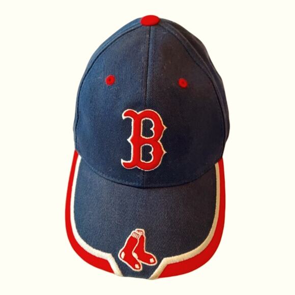 Boston Red Sox MLB Gameday Genuine Merch Blue Baseball Hat Cap Bosox by TEI - Picture 1 of 8